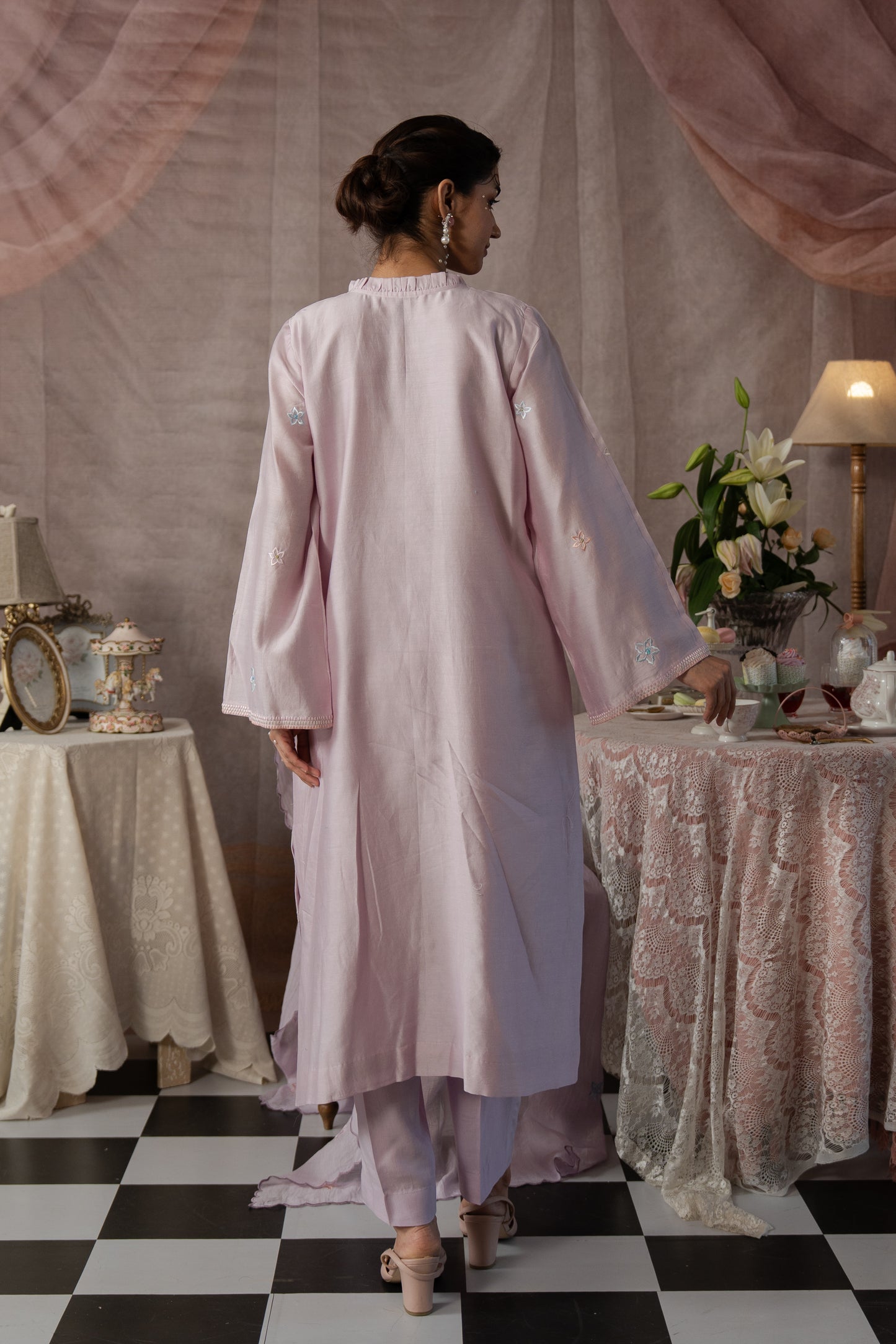 Frill Bloom Kurta Set