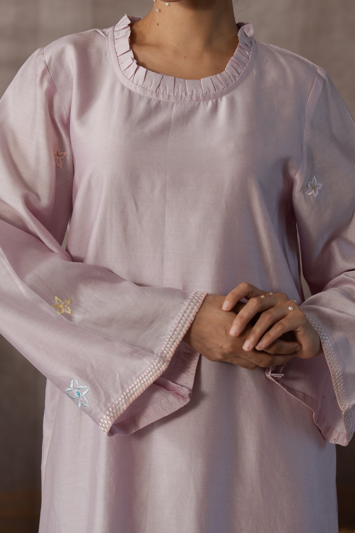 Frill Bloom Kurta Set