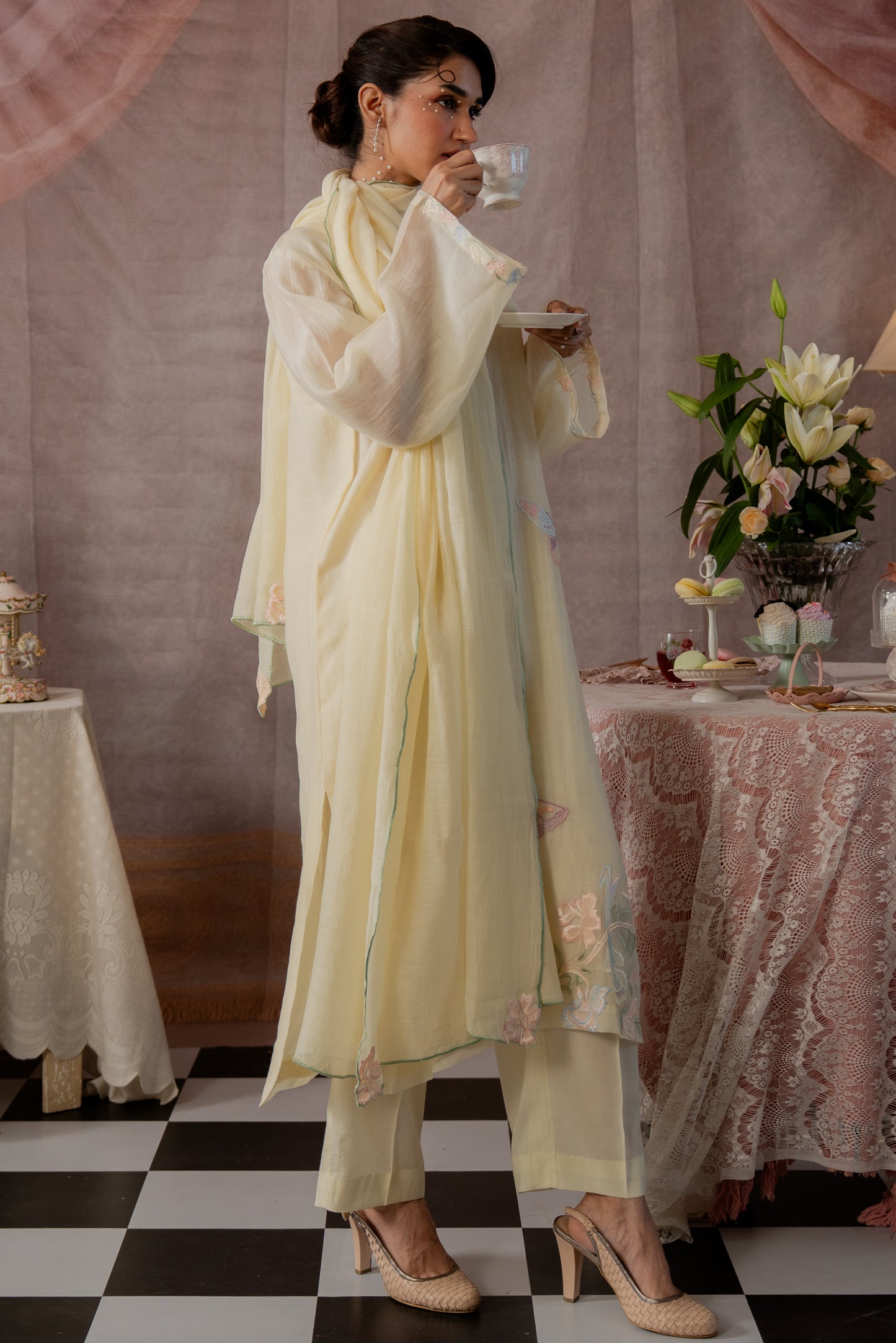 Butterfly Bloom Kurta Set