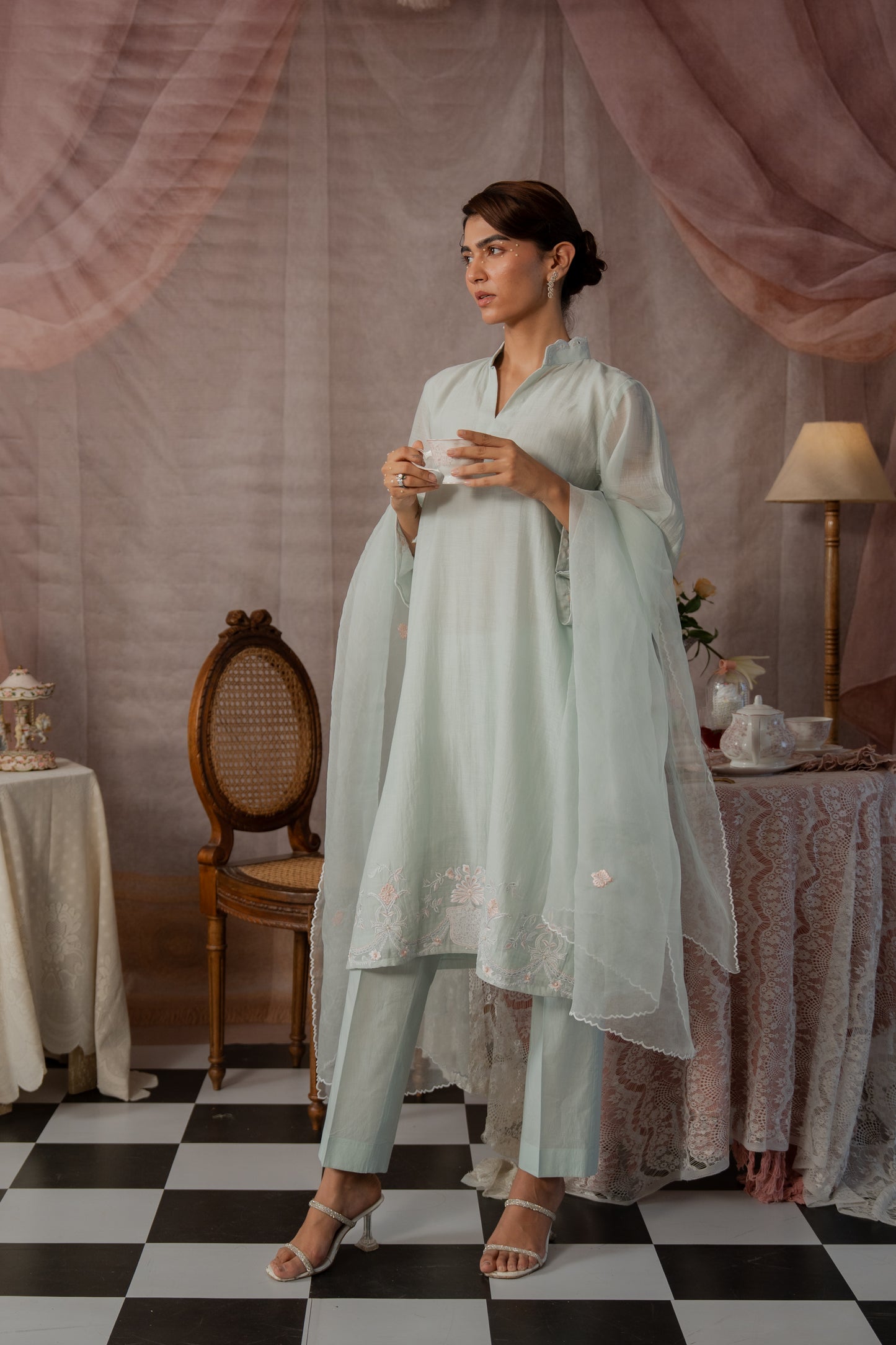 Whisper Bloom Kurta Set
