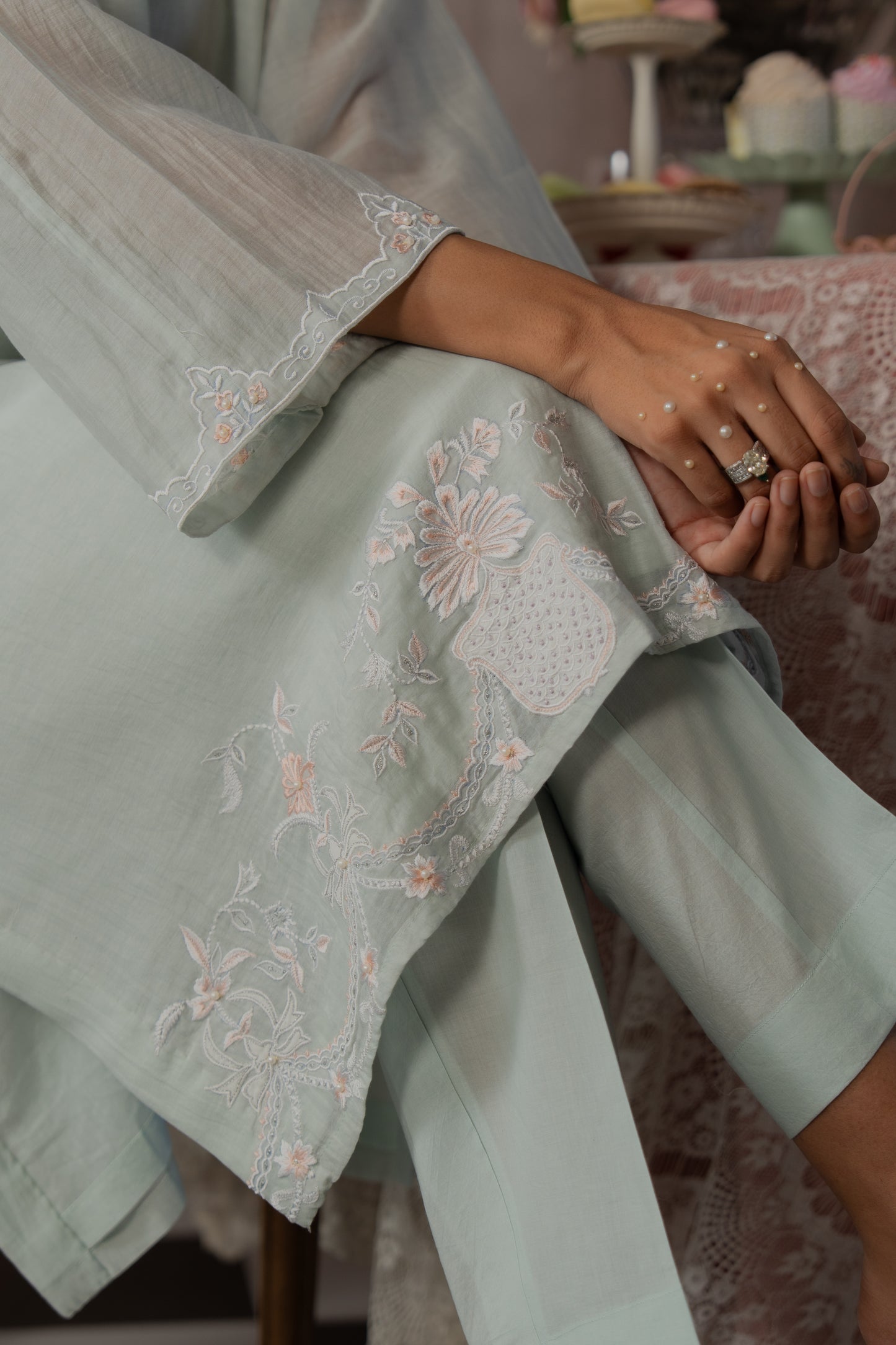 Whisper Bloom Kurta Set
